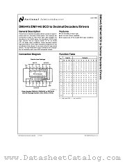 DM5445 datasheet pdf National Semiconductor
