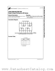 DM5486 datasheet pdf National Semiconductor