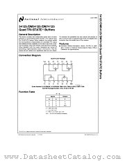 DM74125 datasheet pdf National Semiconductor