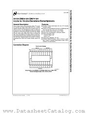 54154 datasheet pdf National Semiconductor