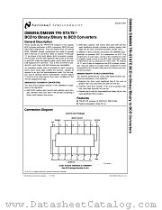DM8898 datasheet pdf National Semiconductor