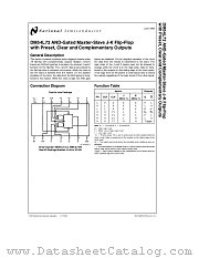 DM54L72 datasheet pdf National Semiconductor