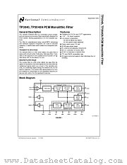 TP3040A-1 datasheet pdf National Semiconductor