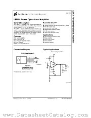 LM675 datasheet pdf National Semiconductor