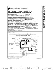 COP310L datasheet pdf National Semiconductor