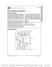 LM109 datasheet pdf National Semiconductor