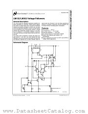LM102 datasheet pdf National Semiconductor