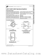 LM207 datasheet pdf National Semiconductor