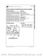 LM1815 datasheet pdf National Semiconductor