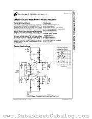 LM2878 datasheet pdf National Semiconductor