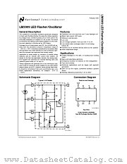 LM3909 datasheet pdf National Semiconductor