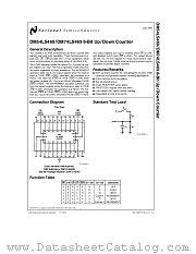 DM74LS469 datasheet pdf National Semiconductor
