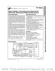 DP8419 datasheet pdf National Semiconductor