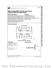 MM74HC266A datasheet pdf National Semiconductor