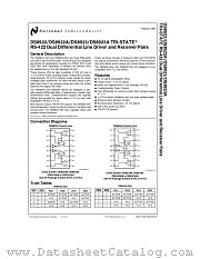 DS8922A datasheet pdf National Semiconductor