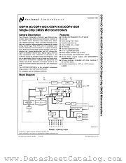 COP313C datasheet pdf National Semiconductor