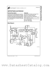 LM1042 datasheet pdf National Semiconductor
