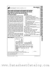HPC36003 datasheet pdf National Semiconductor