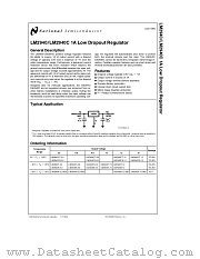 LM2940C datasheet pdf National Semiconductor