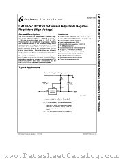 LM337HV datasheet pdf National Semiconductor