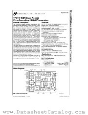 TP3410 datasheet pdf National Semiconductor