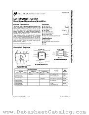 LM6164 datasheet pdf National Semiconductor