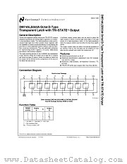 DM74ALS563A datasheet pdf National Semiconductor