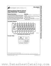 DM74ALS2645 datasheet pdf National Semiconductor