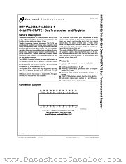 DM74ALS652 datasheet pdf National Semiconductor