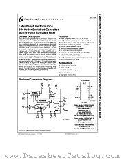 LMF60 datasheet pdf National Semiconductor