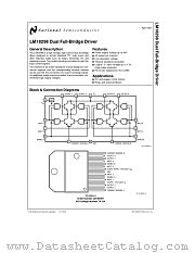 LM18298 datasheet pdf National Semiconductor