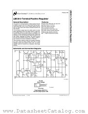 LM330 datasheet pdf National Semiconductor