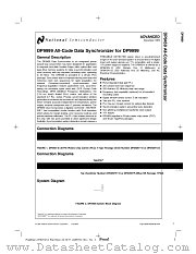 DP8459 datasheet pdf National Semiconductor