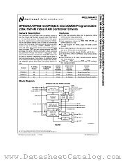 DP8520A datasheet pdf National Semiconductor
