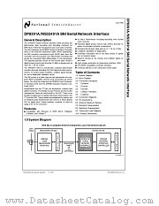 DP8391A datasheet pdf National Semiconductor