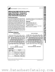 MM74HC620 datasheet pdf National Semiconductor