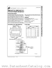 MM54HCT151 datasheet pdf National Semiconductor