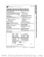 COPCF988 datasheet pdf National Semiconductor