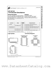74F138 datasheet pdf National Semiconductor