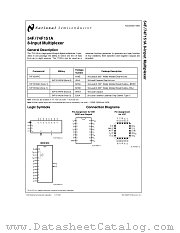 74F151A datasheet pdf National Semiconductor