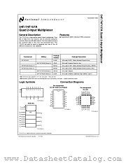 74F157A datasheet pdf National Semiconductor