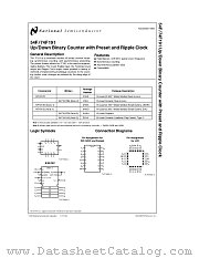 74F191 datasheet pdf National Semiconductor