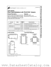 54F253 datasheet pdf National Semiconductor