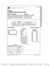 74F269 datasheet pdf National Semiconductor