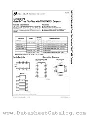 74F374 datasheet pdf National Semiconductor
