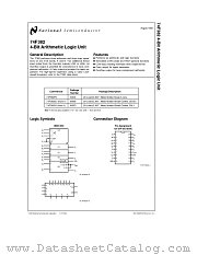 74F382 datasheet pdf National Semiconductor