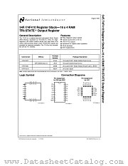 74F410 datasheet pdf National Semiconductor