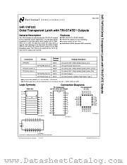 54F533 datasheet pdf National Semiconductor