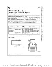 74F545 datasheet pdf National Semiconductor