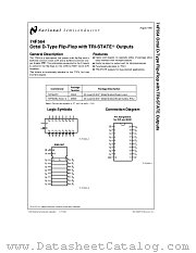 74F564 datasheet pdf National Semiconductor